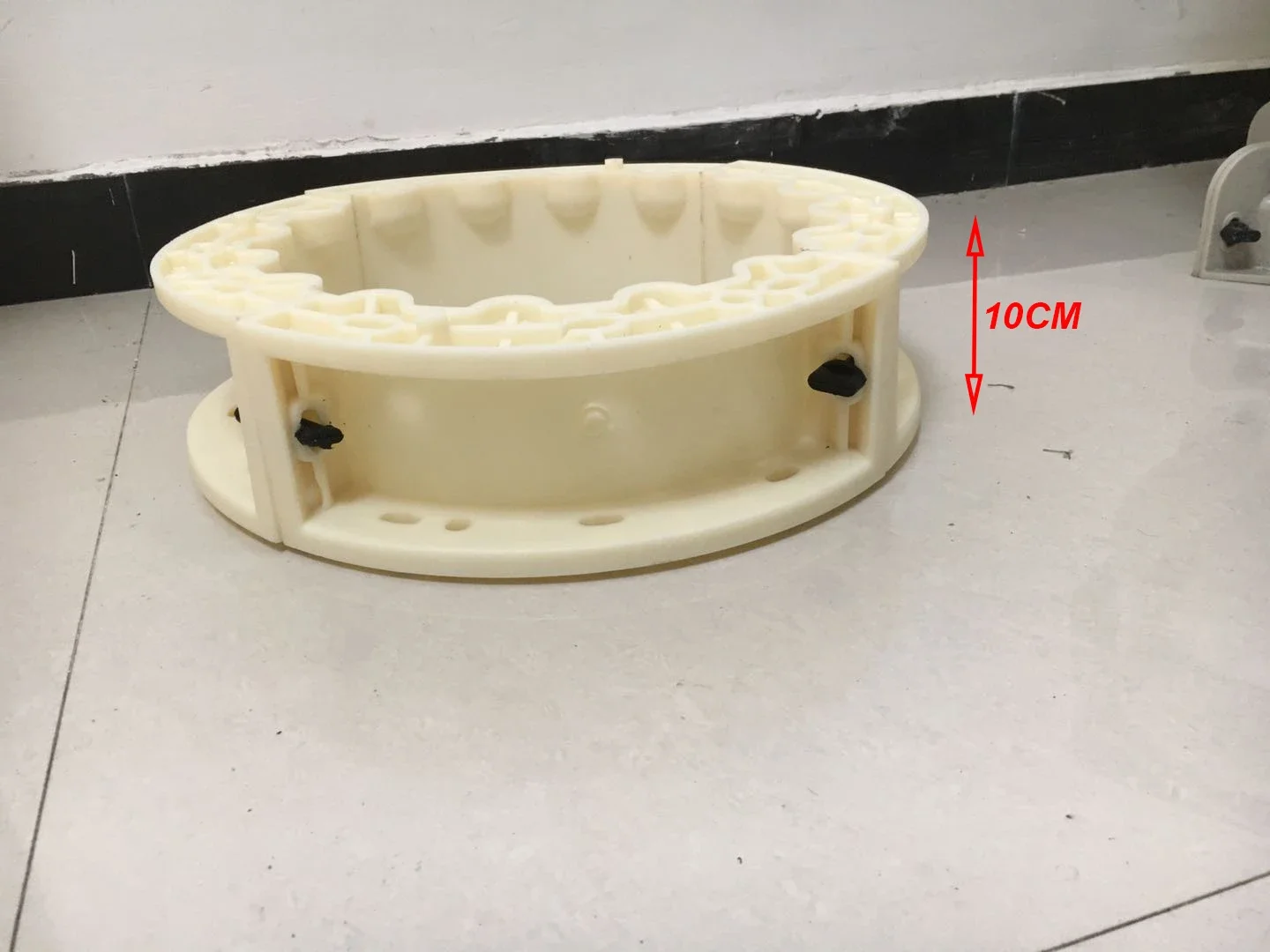 25cm/9.84in  Round Column Wedding Ceremony Party Decoration Reusable Mould Pedestal Flower Seat Gypsum Concrete Mold