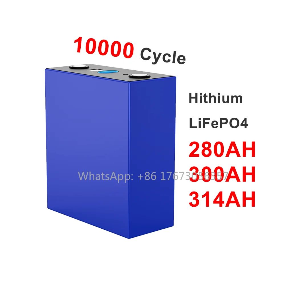 Hithium 3.2V 280AH Prismatic Solar Lithium Ion Battery Cell 10000 Cycles 3.2V LiFePO4 Cell 280Ah LiFePO4 Energy Storage Battery