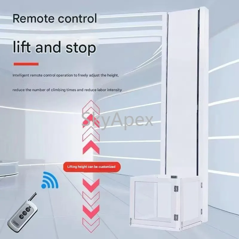Hydraulic Cargo Lift 2-8m Wall Mounted Electric Vertical Warehouse Freight Elevator Certified Heavy Duty Anti Fall Protection