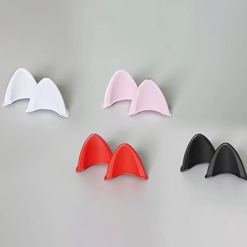 Cute 3D Cat Ears Helmet Decoration Universal Motorcycle Electric Car Helmet Styling Stickers Cycling Helmet Decor Accessories