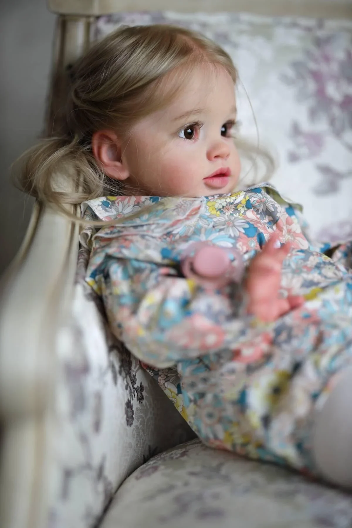 25inch Already Painted Finished Doll Reborn Toddler Girl Dolls Huge Baby Size Popular Pippa Lifelike Soft Touch 3D Skin Art Doll