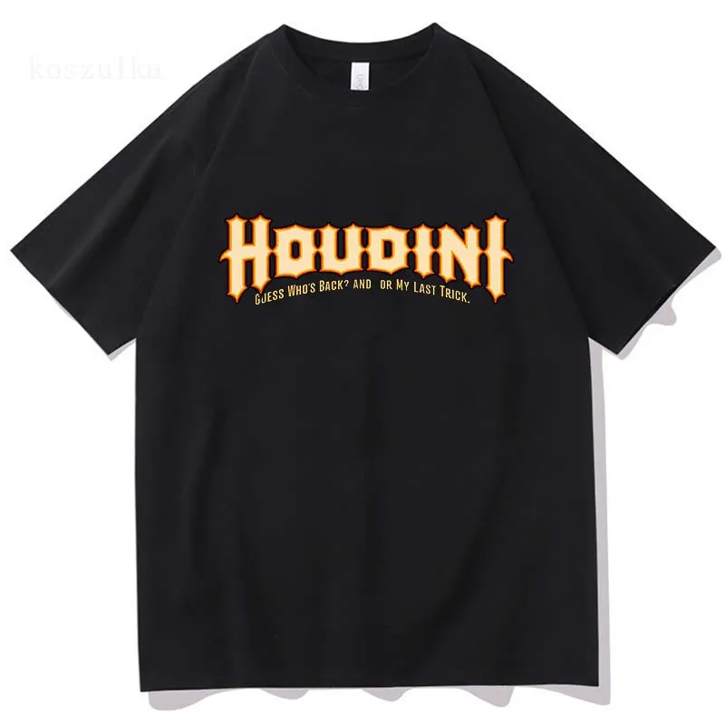 

Man Women Summer Eminem New Song Houdini Print T-Shirts for Fans Casual O-Neck Short Sleeve Shirt Vintage Clothes Tee-shirt Tees