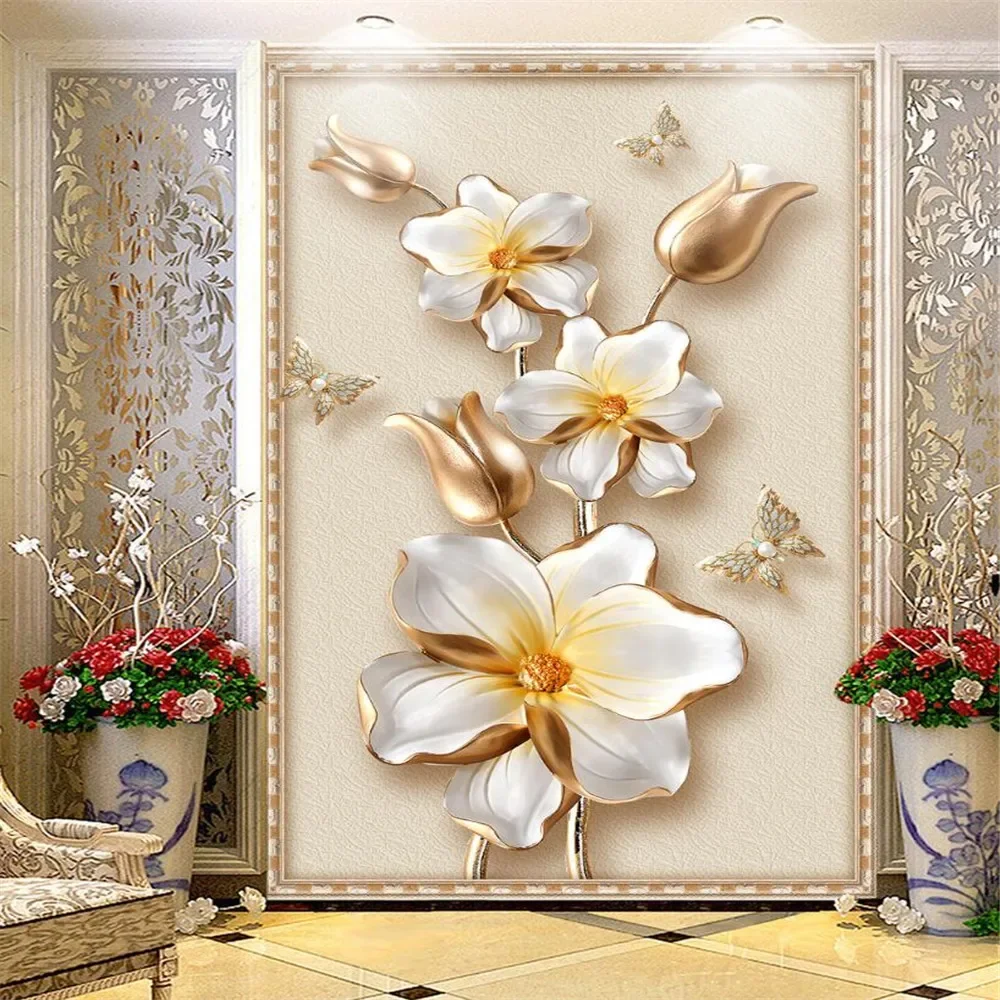 custom European angel Cupid relief Custom papel de parede 3D mural wallpaper for bedroom living room sofa photo art wall paper