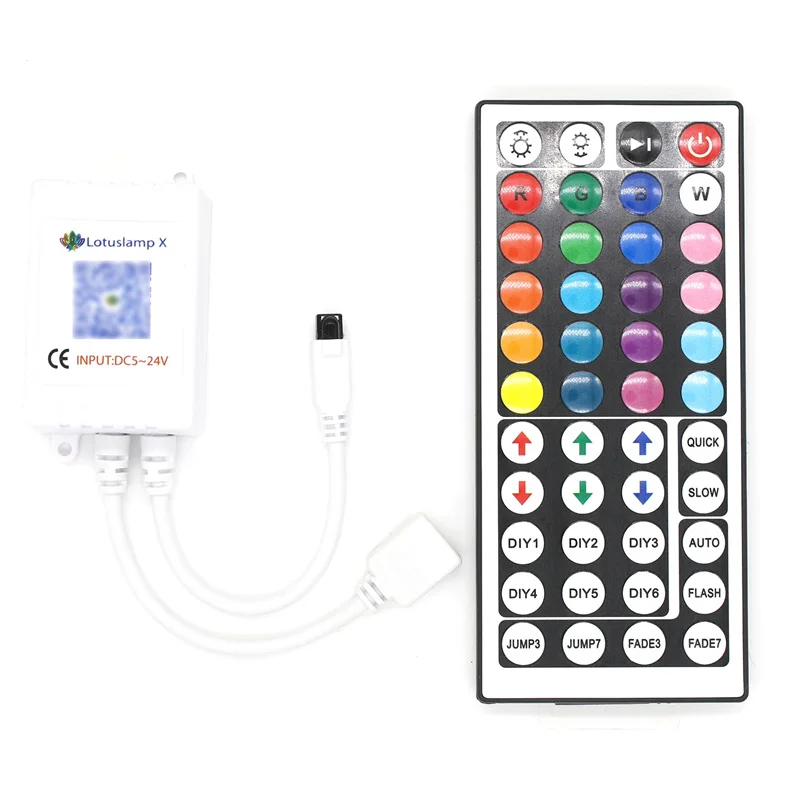 Led Infrared Bluetooth Controller Light With Infrared Remote Control Rgb Bluetooth Controller 44 Key Tone Pickup Light