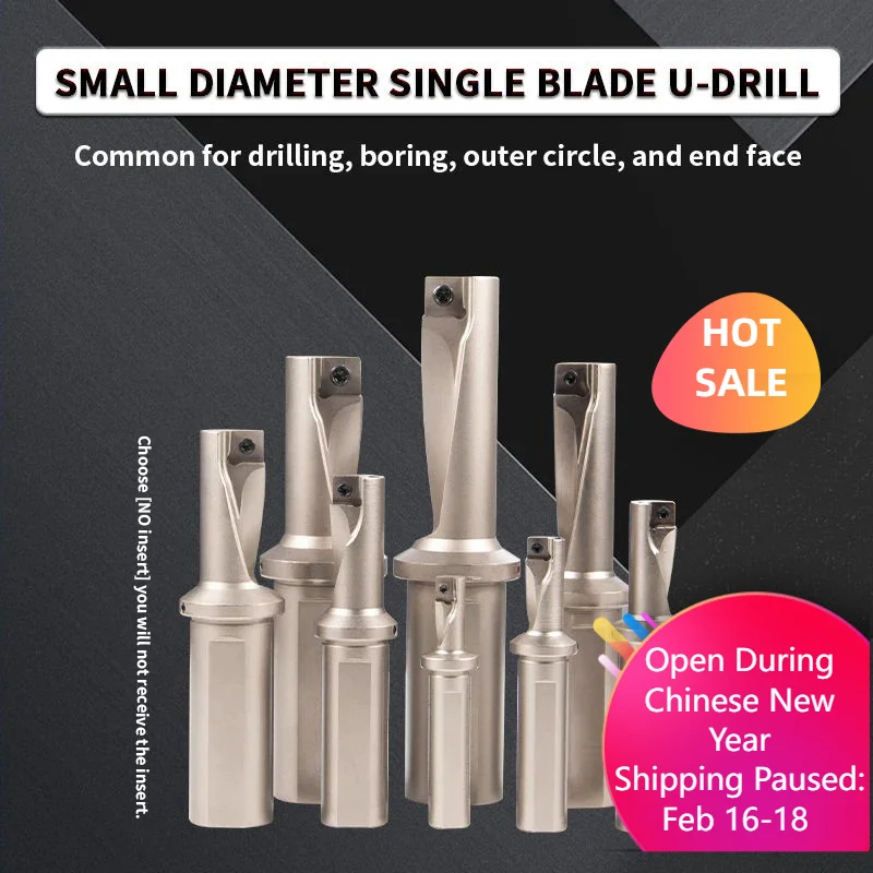 

Сверло TCAP серии U-Drill с индексируемым 2.25D 3.25D 08R-20R, сверлильное токарное сверло с одним лезвием, быстрое сверло с карбидной вставкой XCMT