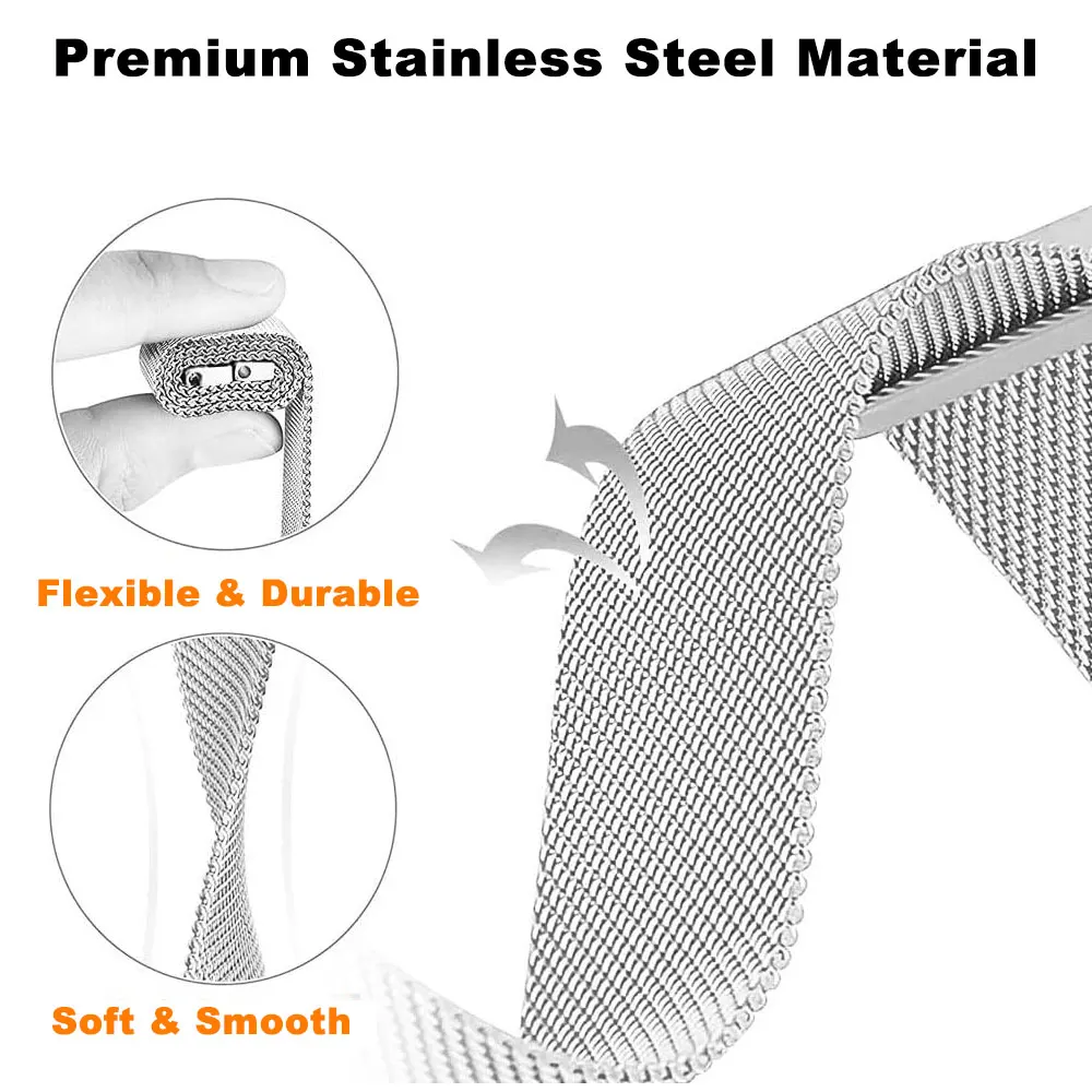 For Honor Watch Fit Stainless Steel Watch Band Smartwatch Sport Loop Magnetic Metal Strap Bracelet Correa For Honor Watch Fit