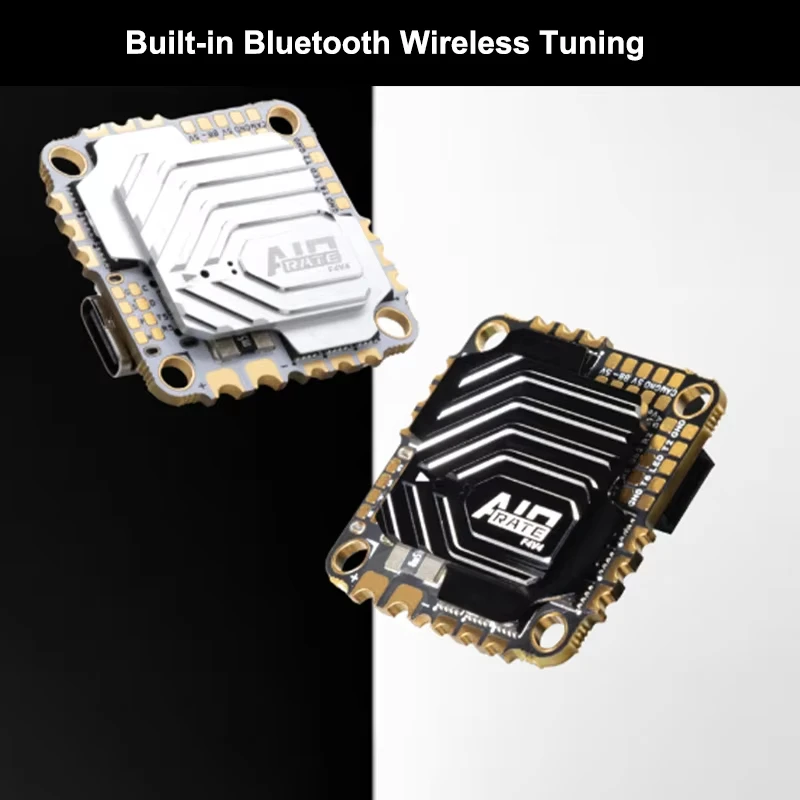 RATE F4V4 40A Integrated F4 Flight Controller ESC AIO Board Bluetooth Tuning CNC Heat Sink FPV Drone Parts