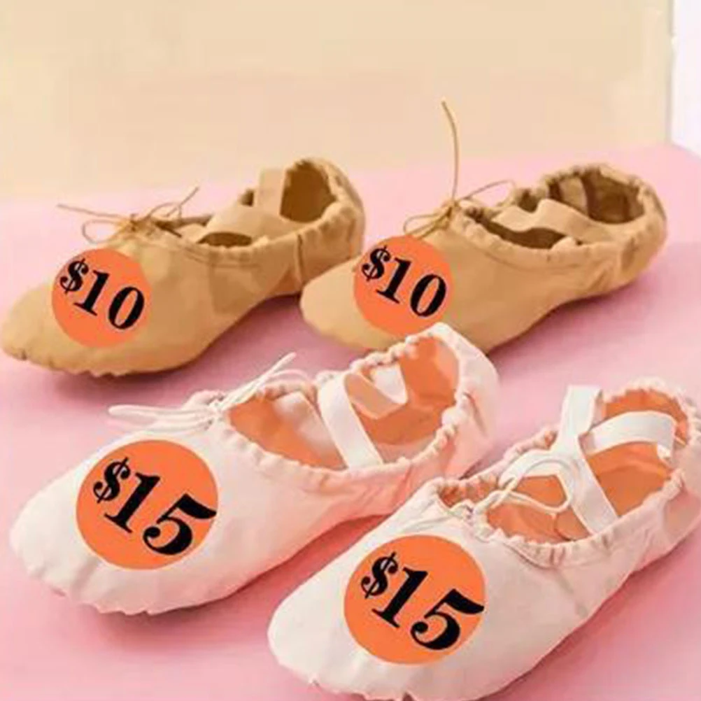 

6 шт., наклейки с ценниками, круглые красочные съемные самоклеящиеся наклейки с ценами на рынке для розничного магазина, распродажа, бумажные бирки