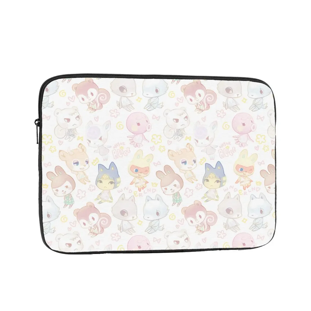 Laptop Bag Sleeve 10 12 13 15 17 Inch Notebook Sleeve Cover Bag Acnh Character Animal Village Shockproof Case