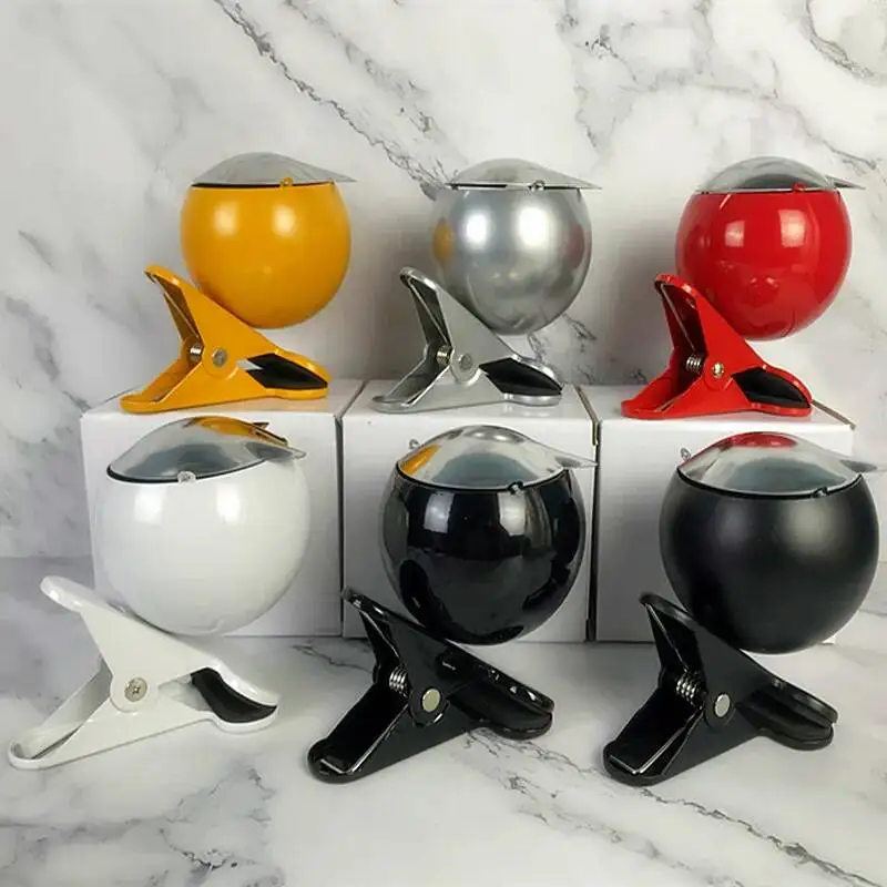 Creative Metal Ashtray Ornaments with Clip Anti-fall Multi-function Living Room Ashtrays Anti-flying Ash Decorations Give