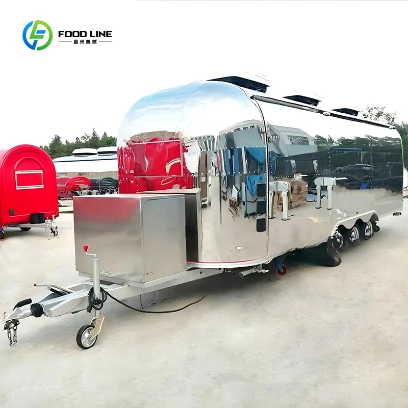 عربة القهوة المدمجة المخصصة شرب مقطورة الآيس كريم عربة الوجبات السريعة شخصية الأعمال المتنقلة #2