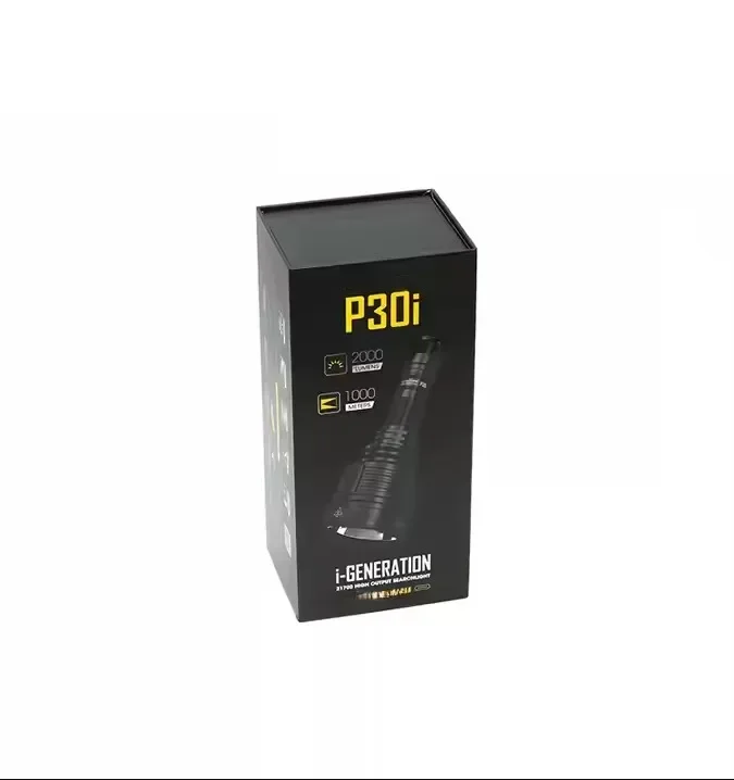 2026 P30i 2000 Lumens 1000m Beam Distance Type C Rechargeable 21700i Battery for Hunting and Searching Light