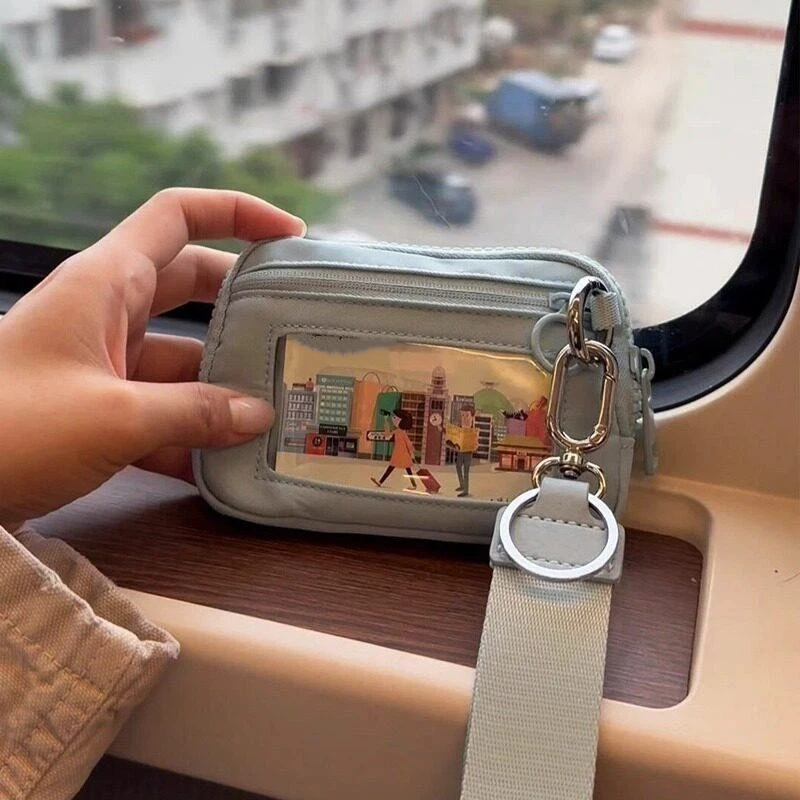 Portable 1Pcs Zipper Wristlet Wallet for Women Perfect for Keeping Change Keys Organized