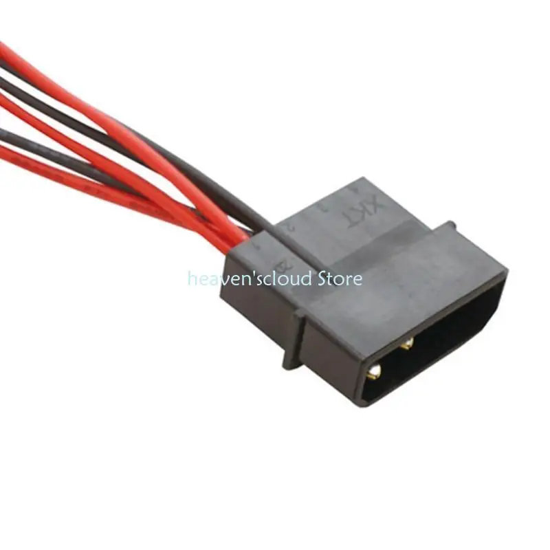

Y88B IDE Molex 4-Pin to Small 4Pin 3 4 Fan Y Splitter Extension Power Cable 4.9in