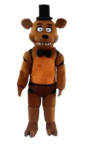 Five Nights Fu Mascot Costume Cartoon Set Cosplay Birthday Party Christmas Halloween Carnival Celebration Fancy Dress