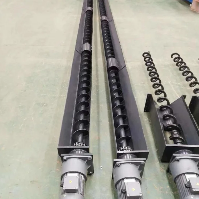 

Horizontal Inclined Screw Chip Conveyor Screw Chip