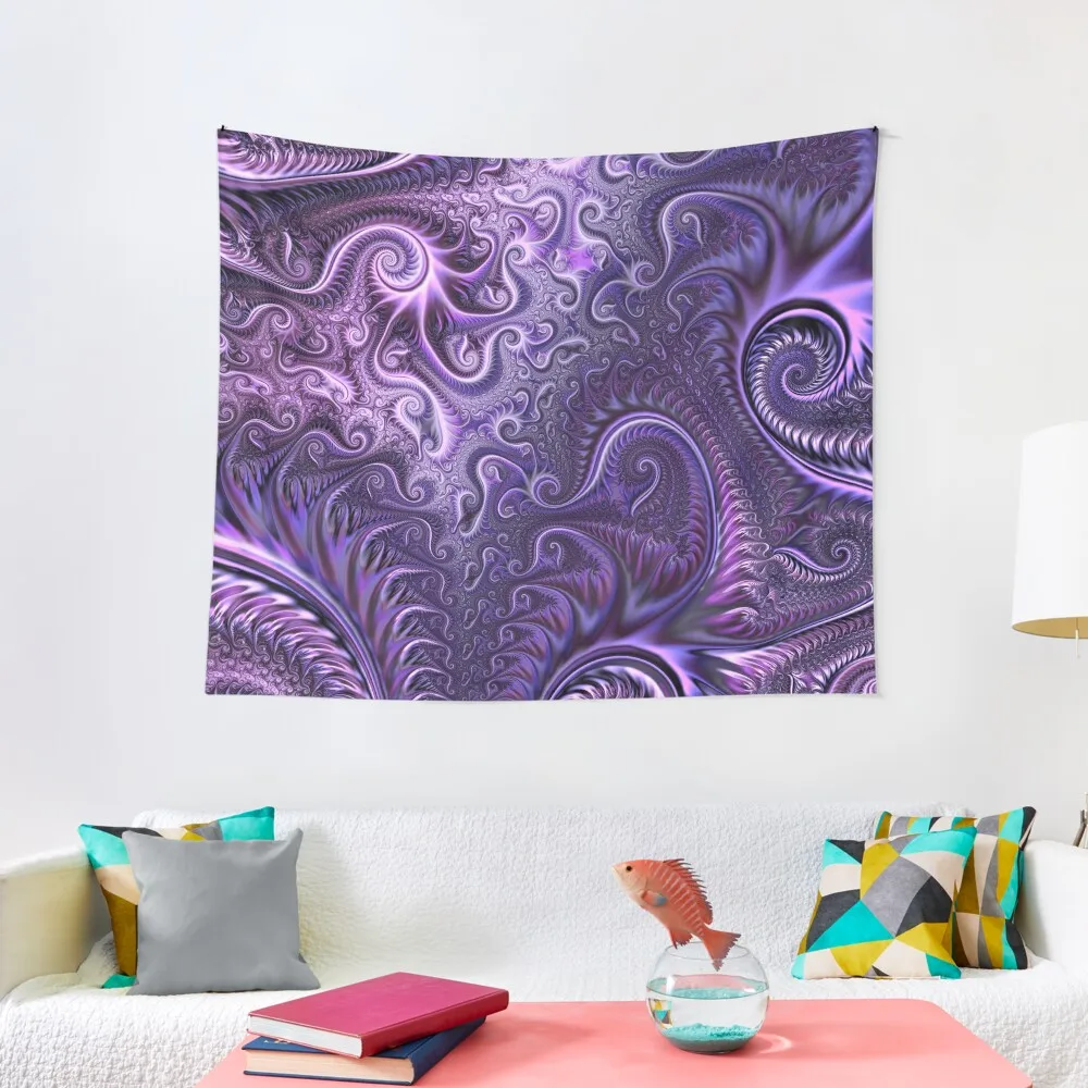 

Abstract Colorful Lilac & Violet Spiral Pattern Tapestry Aesthetic Room Decors Home Decorations Decorative Wall Tapestry