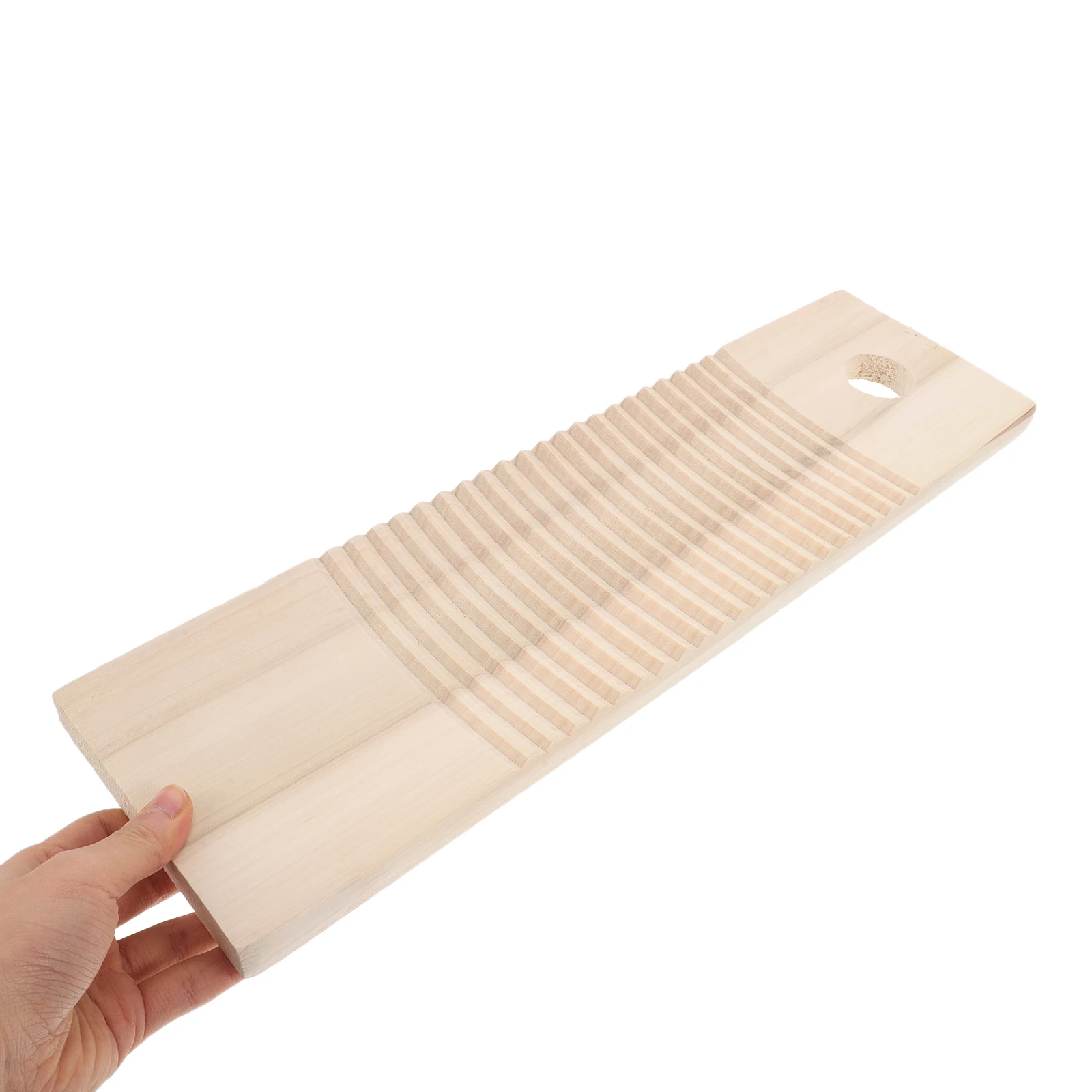 

Solid Wood Washboard Thickened Smooth Durable Hand Laundry Tool Cleaning Board Rectangle Washer Versatile Home Use