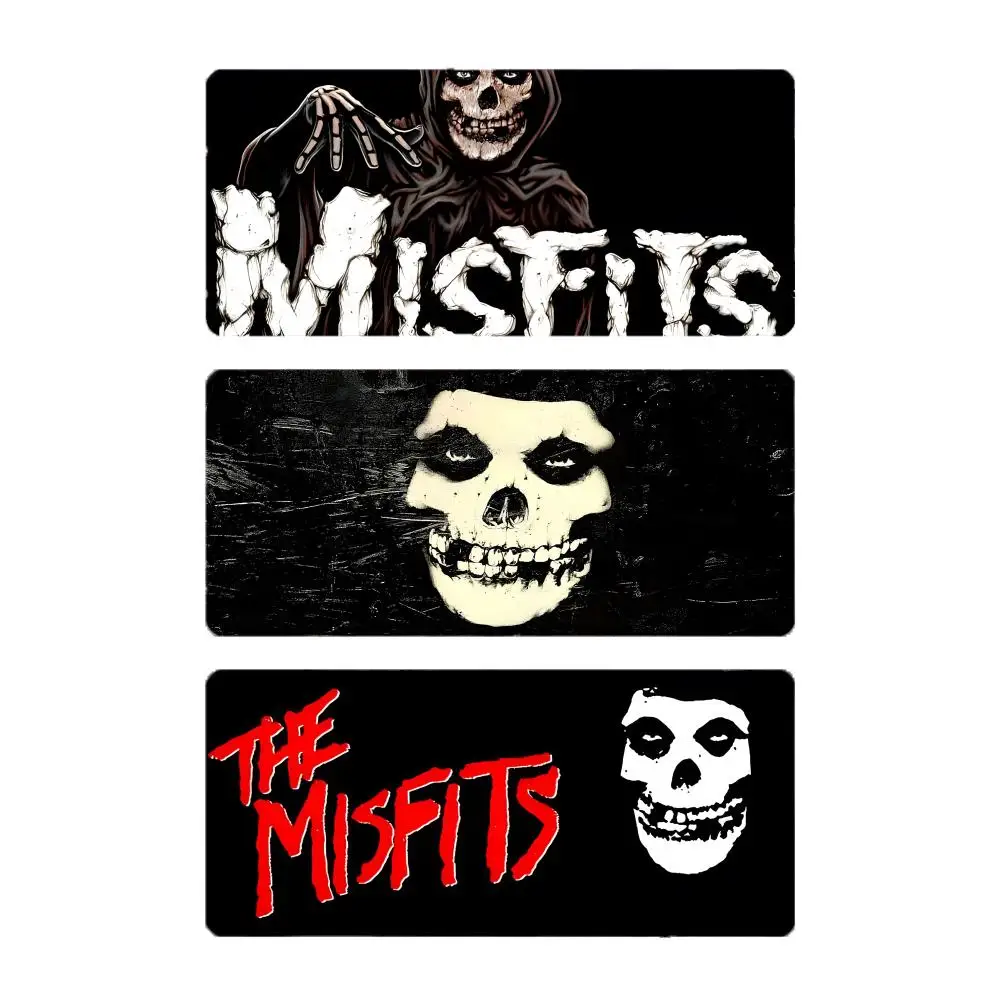 punk rock band merch M-Misfits Mouse Pad Large Gaming Mousepad with Stitched Edges Thickened Desk Mat PC