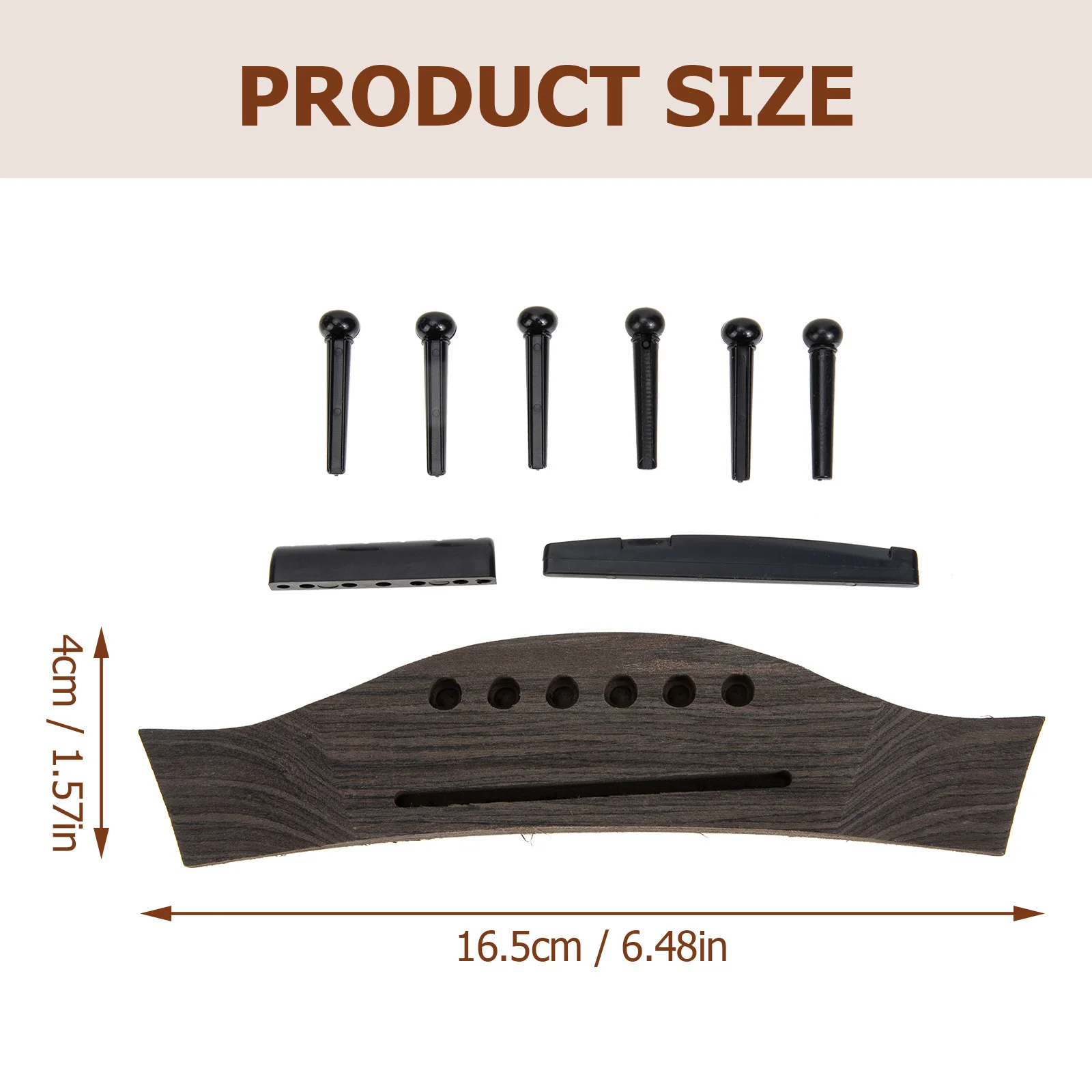 1 مجموعة 1 مجموعة السرج جسر دبوس عدة قابل للتعديل الخشب استبدال لملحقات إصلاح الغيتار الشعبي أداة جزء الغيتار