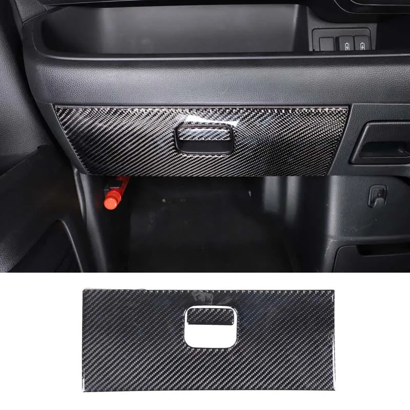 

For 2017-2021 Honda N-BOX soft carbon fiber car styling car co-pilot glove box switch cover sticker car interior accessories