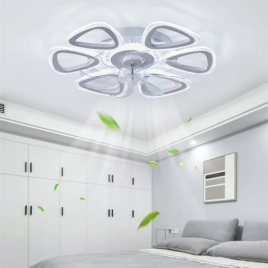 Ventilatore lampada da soffitto con telecomando apparecchi di illuminazione per interni illuminazione per interni lampada creativa nordica per soggiorno camera da letto