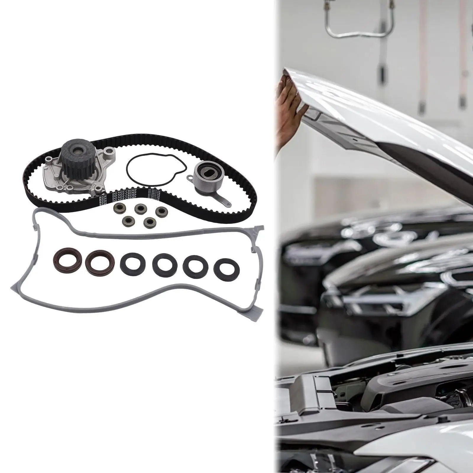 

Timing Belt Kit Simple Installation Professional Repair Parts Automobile Accessory for 1996-2000 for Honda