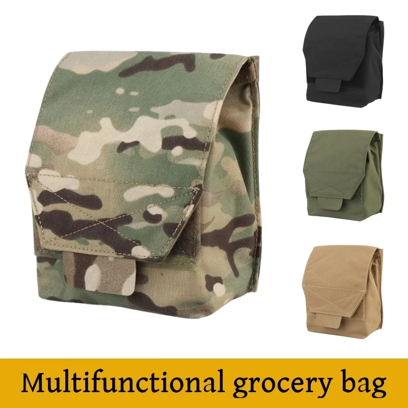 

Outdoor Camping Tooling Pouch General Purpose Bag 556 762 9mm Magazine Holder Insert Multifunction MOLLE Pocket SS Style Airsoft