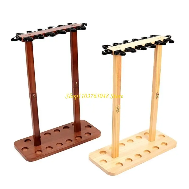 R53E Floor Stand Fishing Rod Racks Vertical Storage Holder Fishing Rod Rack Holds 8/14 Rod Fishing Gear Equipment Organizers