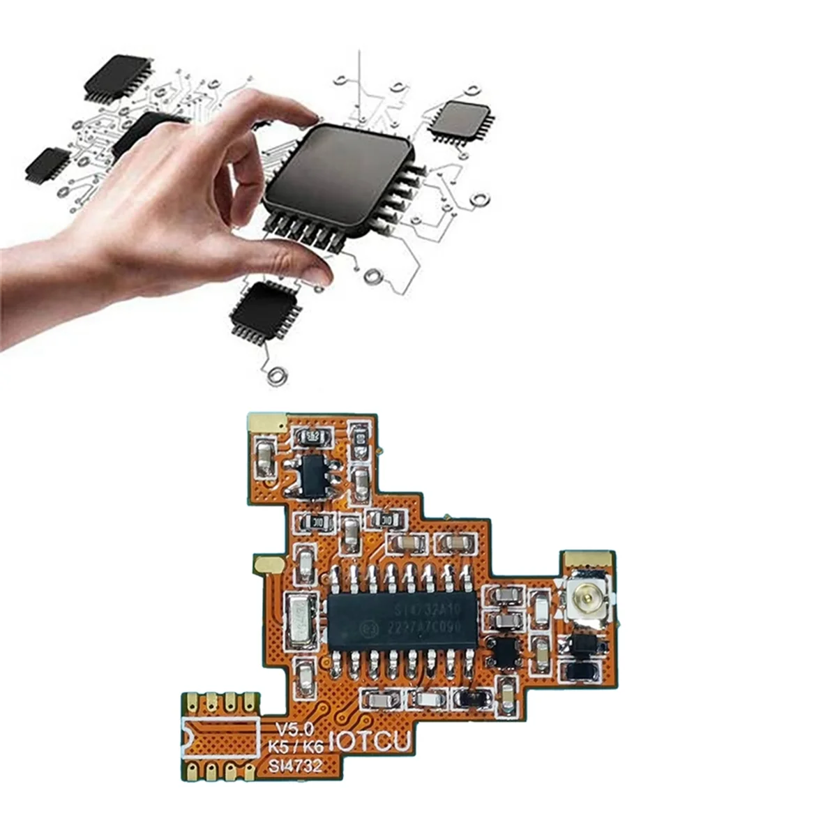 SI4732 V5.0โมดูลดัดแปลง FPC สำหรับ Quansheng K5 K6 HF shortwave การรับสัญญาณแบบเต็มย่าน/การรับสัญญาณด้านข้างแบบเดี่ยว