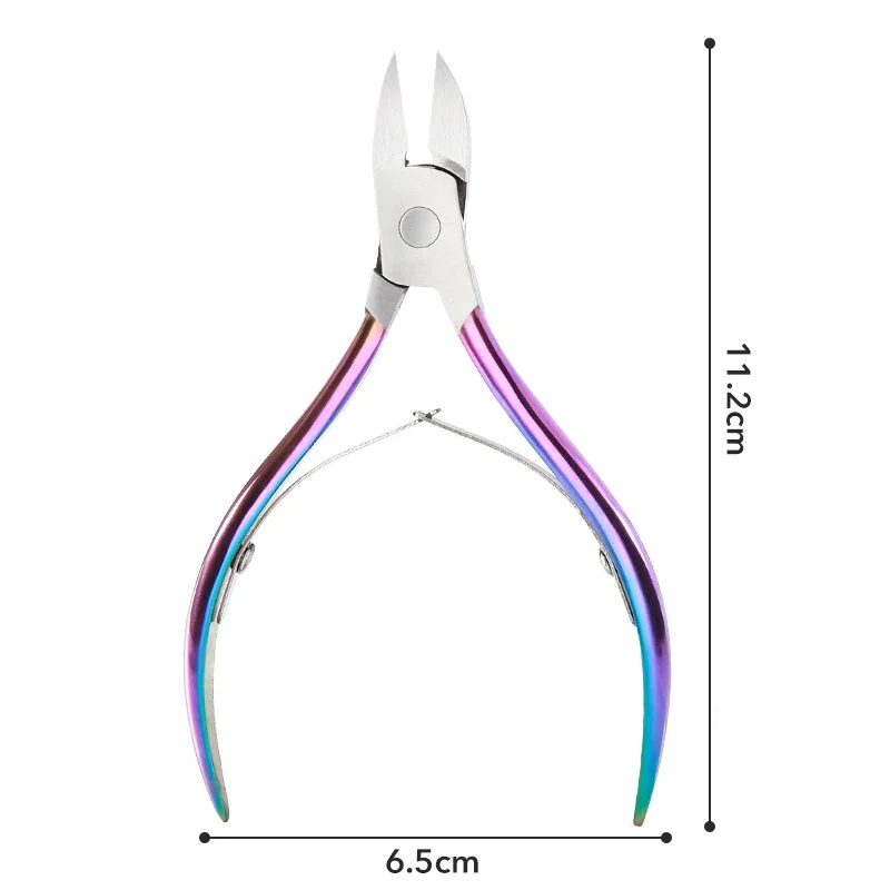 1Pc Nail Cutter Cuticle Nippers Profesional Ingrown Toenail Dead Skin Removal Stainless Steel Nail Clipper Pedicure Tool