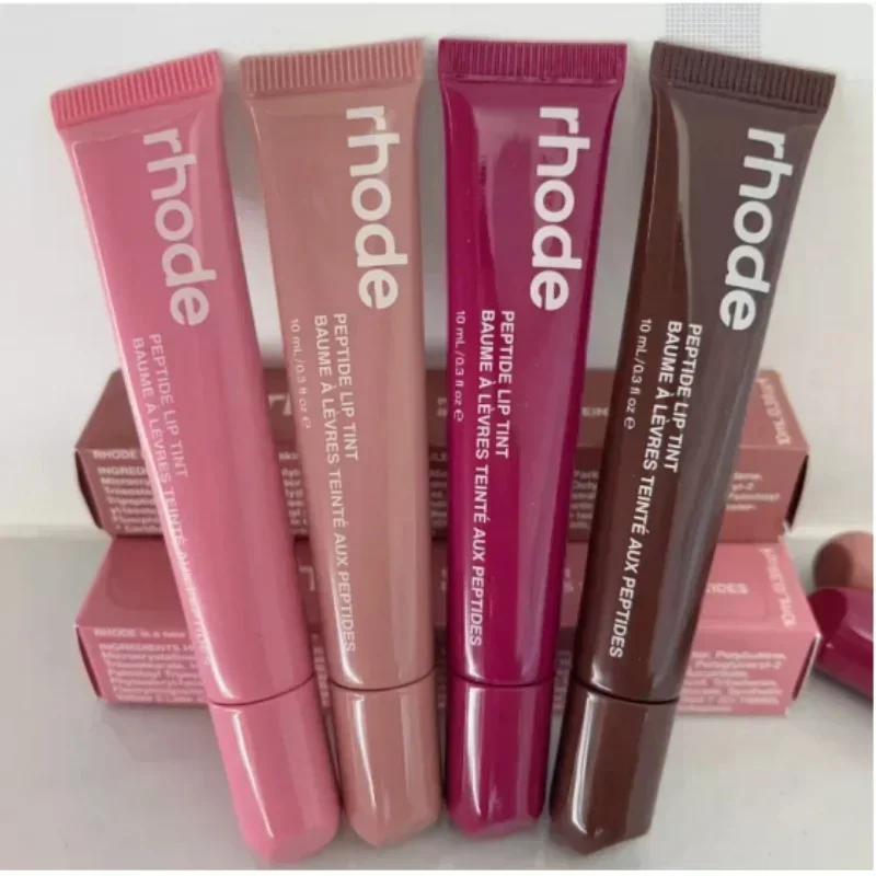 4 cores compõem brilho labial rhode batom hidratante brilhante brilho batom líquido claro beleza cosméticos de alta qualidade