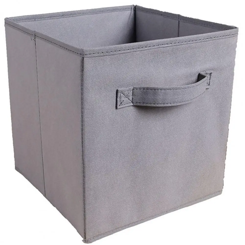 

Large Capacity Foldable Storage Box Collapsible Non Woven Fabric Saving Space Storage Box for Household Clothes Organizer