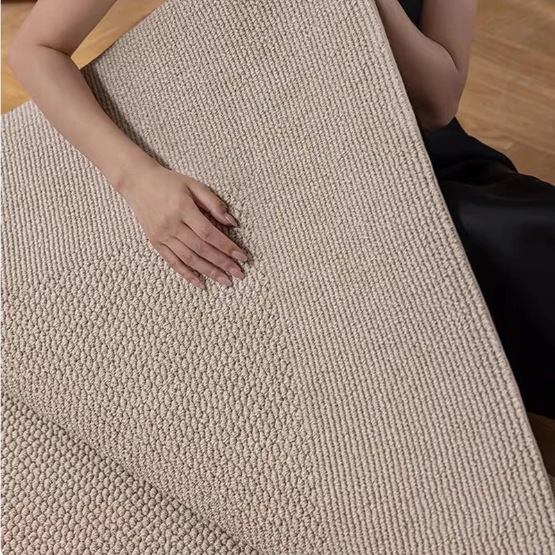 Modern Simple Wool Carpet Vintage Soft Thick Home Decor Floor Area Rug Handmade Large Customize Study Rug for Bedroom Carpet
