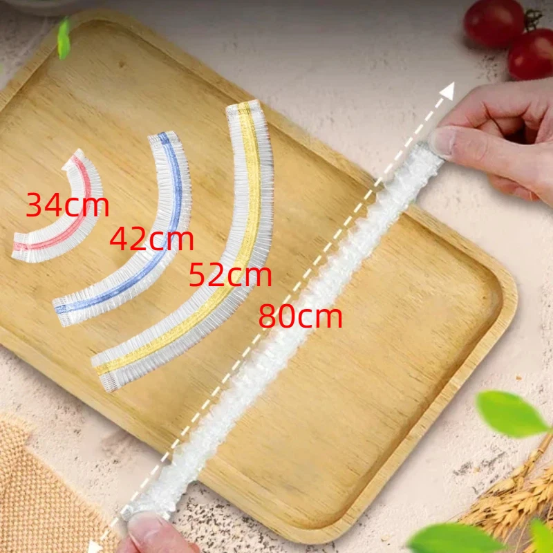 Fundas reutilizables para alimentos, bolsas de almacenamiento para tazones, tapas elásticas de silicona para platos, cubiertas de plástico para frutas, selladores herméticos para mantener la frescura en la cocina.