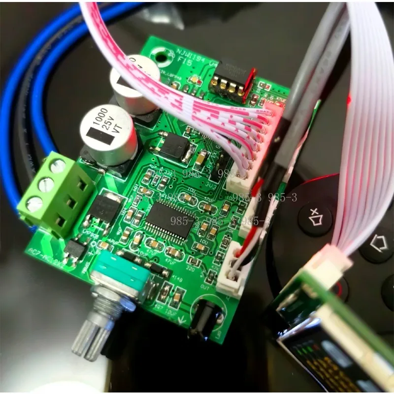 F15 HiFi Preamp Board, NJW1194 Chip 0.0015% THD, TFT VU Meter Display, Full Function Remote, Completed Audio Board