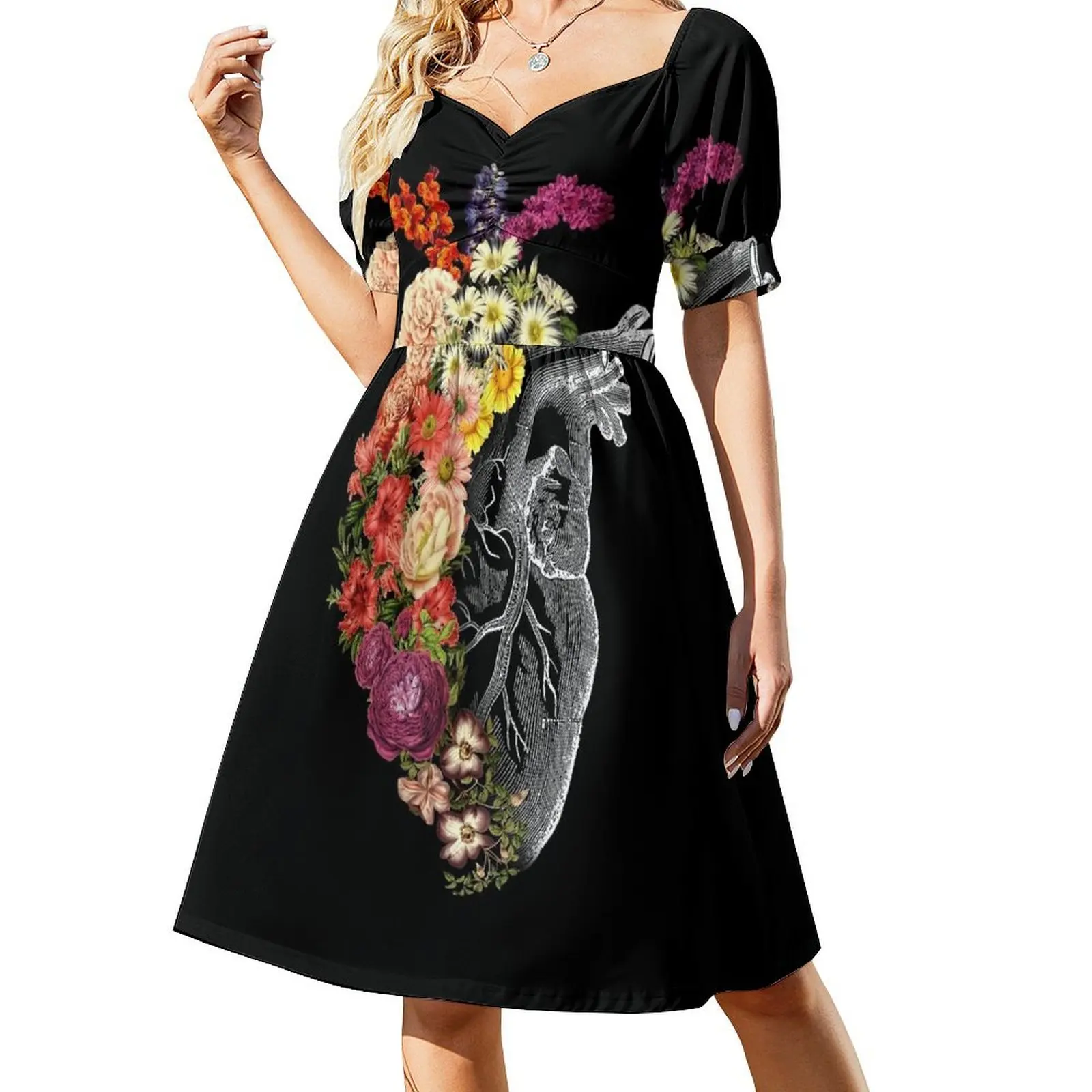 

Flower Heart Spring by Tobe Fonseca Short Sleeved Dress women's summer clothing 2025 luxury dresses Dress