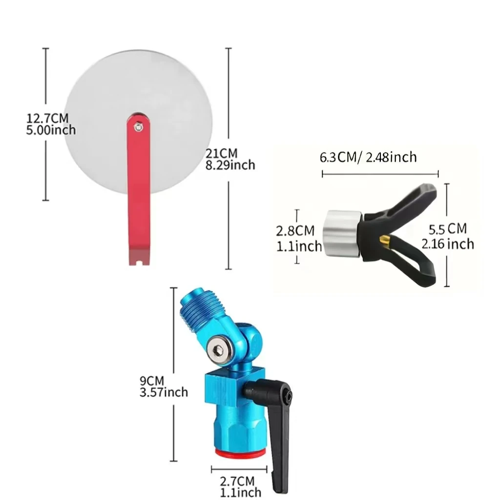 Spray Guide Accessory Tool for All Airless Paint Sprayer ,Spray different colors,Sprayed wall surface,Painting walls（Freewheelin