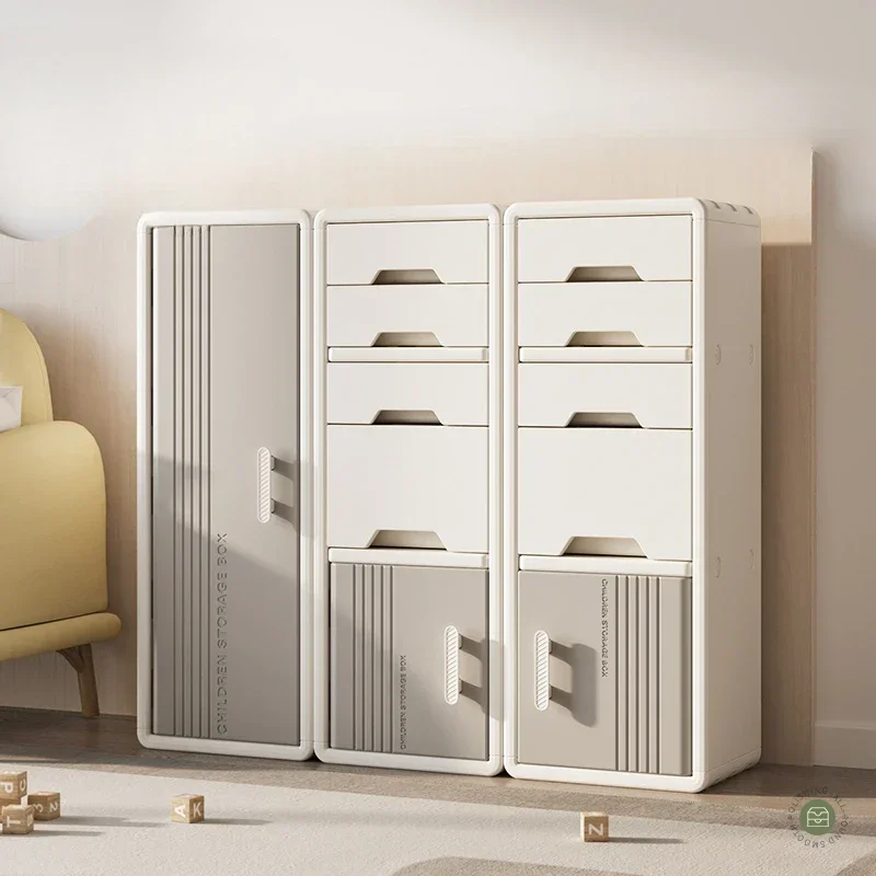 Children's toy storage rack with large capacity for baby sorting and organizing