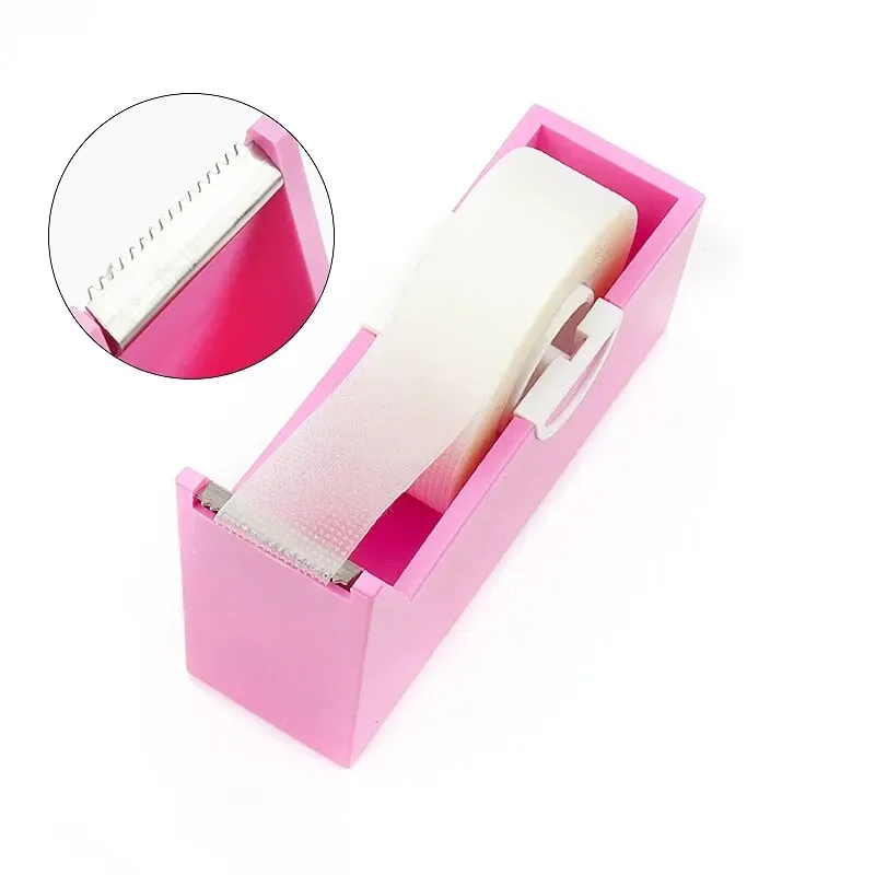 Wimpern Verlängerung Band Halter Basis Klebeband Cutter Dispenser Pfropfen Lash Kunststoff Rotierenden Band Schneiden Make-Up Werkzeuge