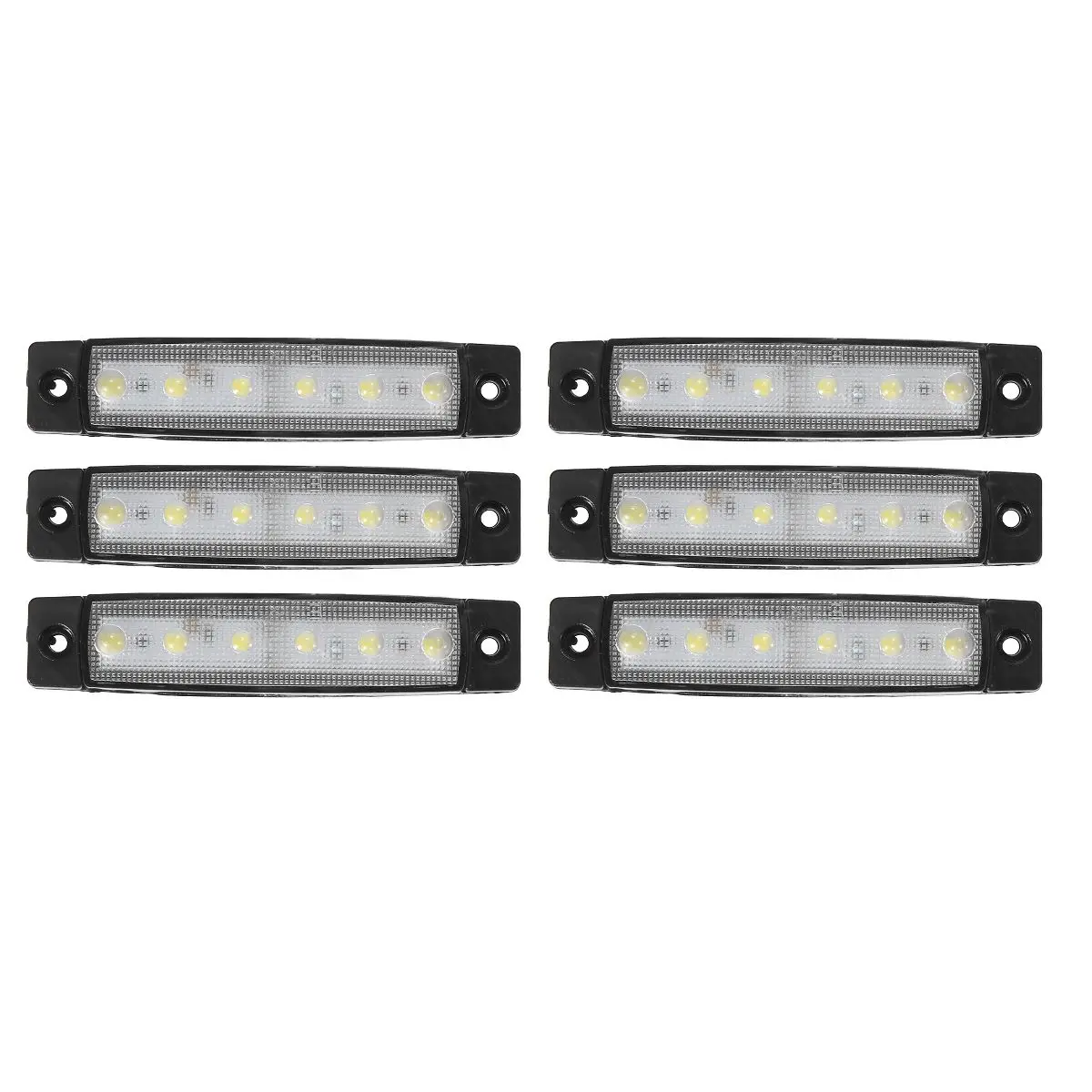 

Waterproof Car Golf Cart Exterior Interior Under Glow Wheel Lights LED 6 Pcs