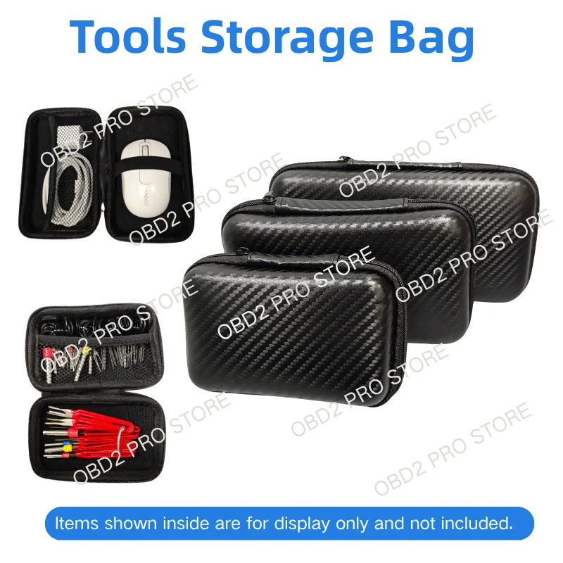 

Car Repair Tool Kit Storage Bag Car Terminal Removal Organizer Bag Multiple Sizes Carbon Fiber Pattern With Zipper Tool Storage