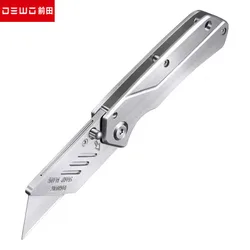 Foldable Utility Knife Stainless Steel Heaty Duty Sharpness SK2 Blade taglierino professionale Box Cutter pocket knifes Art Supp