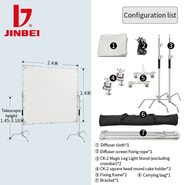 JINBEI HD-240 2.4x2.4m Photogr - đánh giá và giá Photography Studio
