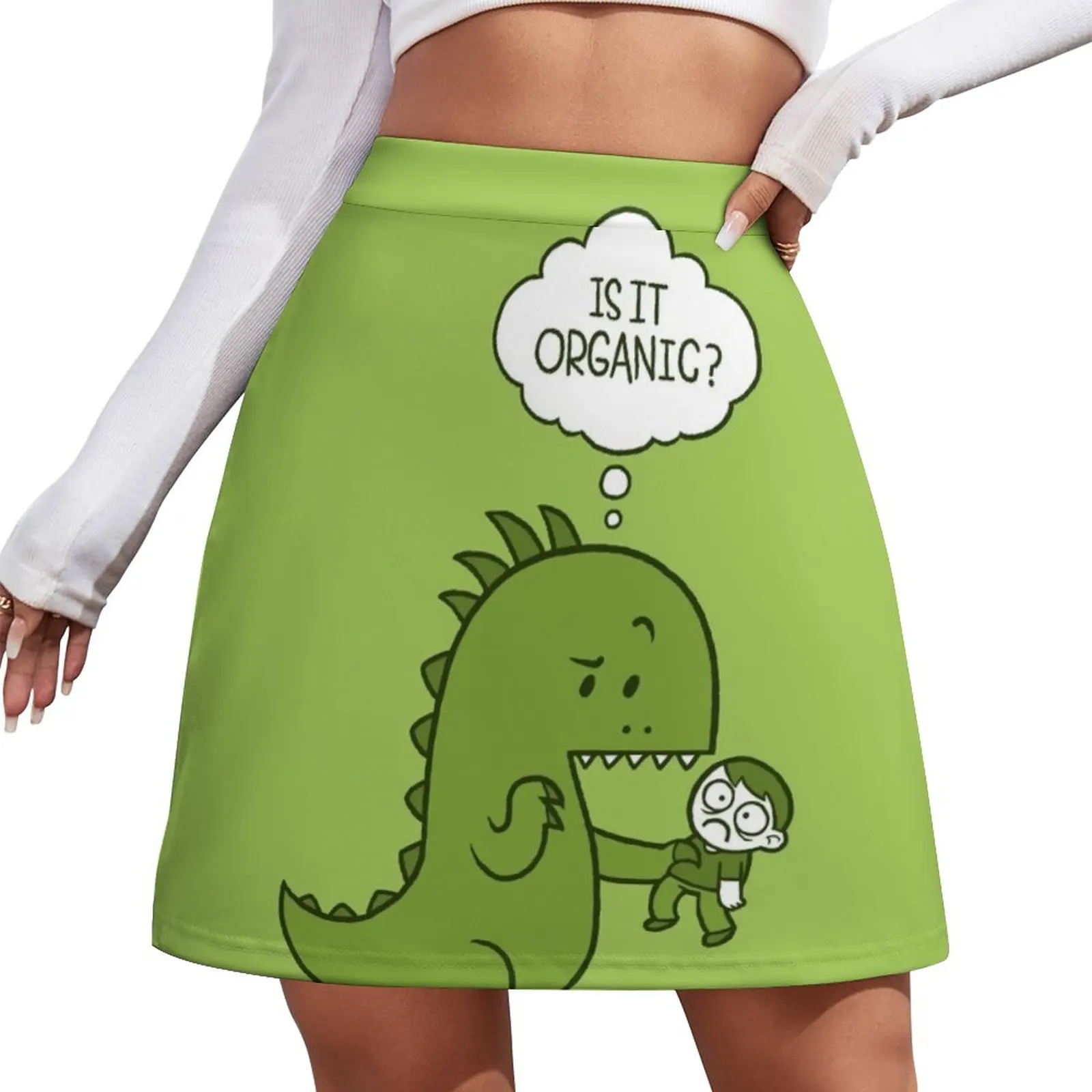 Organic Dinosaur Mini Skirt kawaii clothes Women's dress Korean clothing fairy grunge