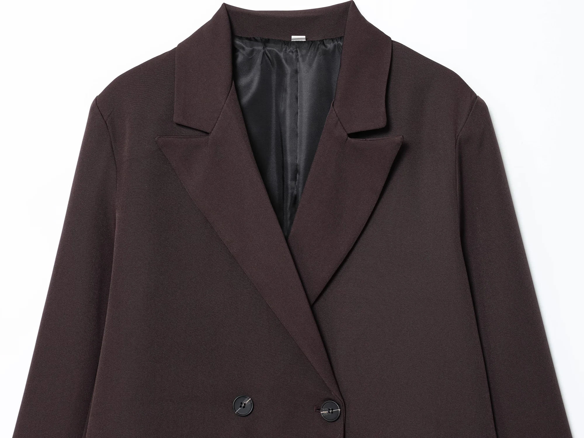 KONDALA بدلة أنيقة مزدوجة الصدر للنساء سترة للتنقل في الخريف معطف 2025 لربيع وخريف الحد الأدنى سترة مكتب سيدة #5