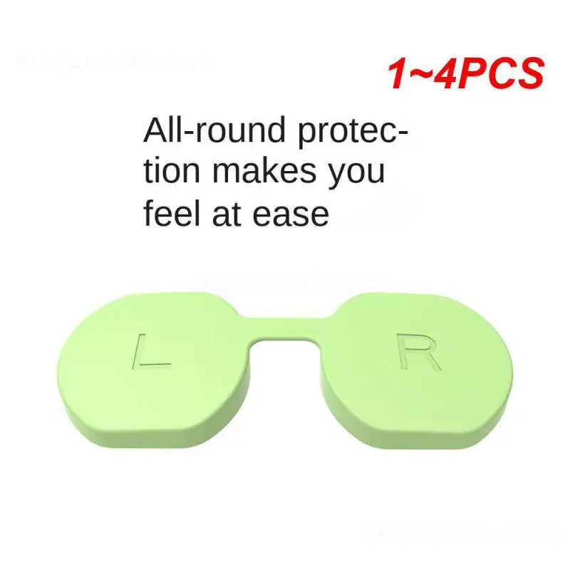 1~4PCS Silicone Cover Anti-slip And Wear-resistant White Lens Accessories Lens Protection Feels Great Purple Dust