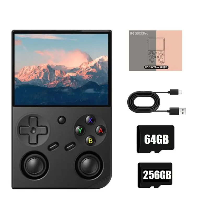 

FEDI-RG35XX PRO Video Game Console 30+ Emulators 3.5" IPS 14000+ Games 64G+ 256G Linux Support TV Output Game Player A