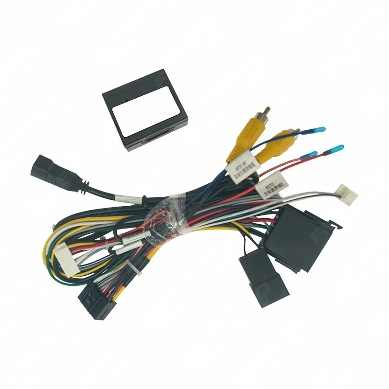 ISO Wiring Harness CAN Bus Decoder Audio RCA Plug Cable Adapter for Geely  Boyue