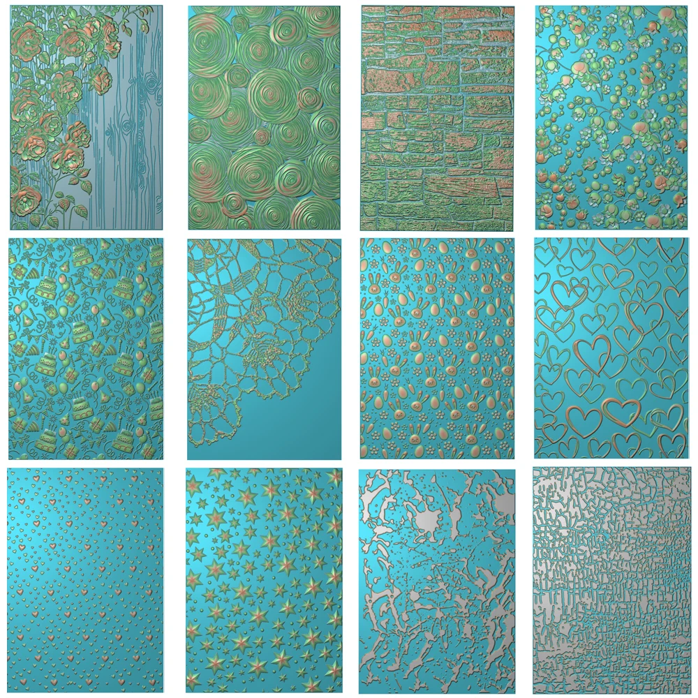 

Папка с 3D тиснением, крошечные звезды, сердце, скрапбукинг, пасхальный фон, шаблоны, трафарет, сделай сам, ремесло, деко, цветок, изготовление фотокарточек